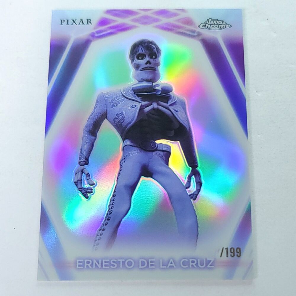 Ernesto De La Cruz Topps 2026 Disney Neon Chrome Refractor Limited ???/199 CNE